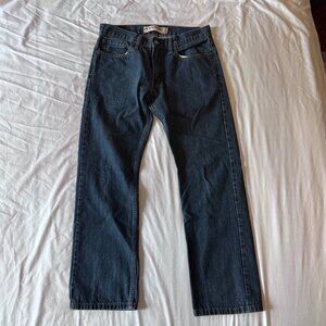 Men's Levi's 514 Slim Straight Jeans - 32 x 30 Very Good Condition
